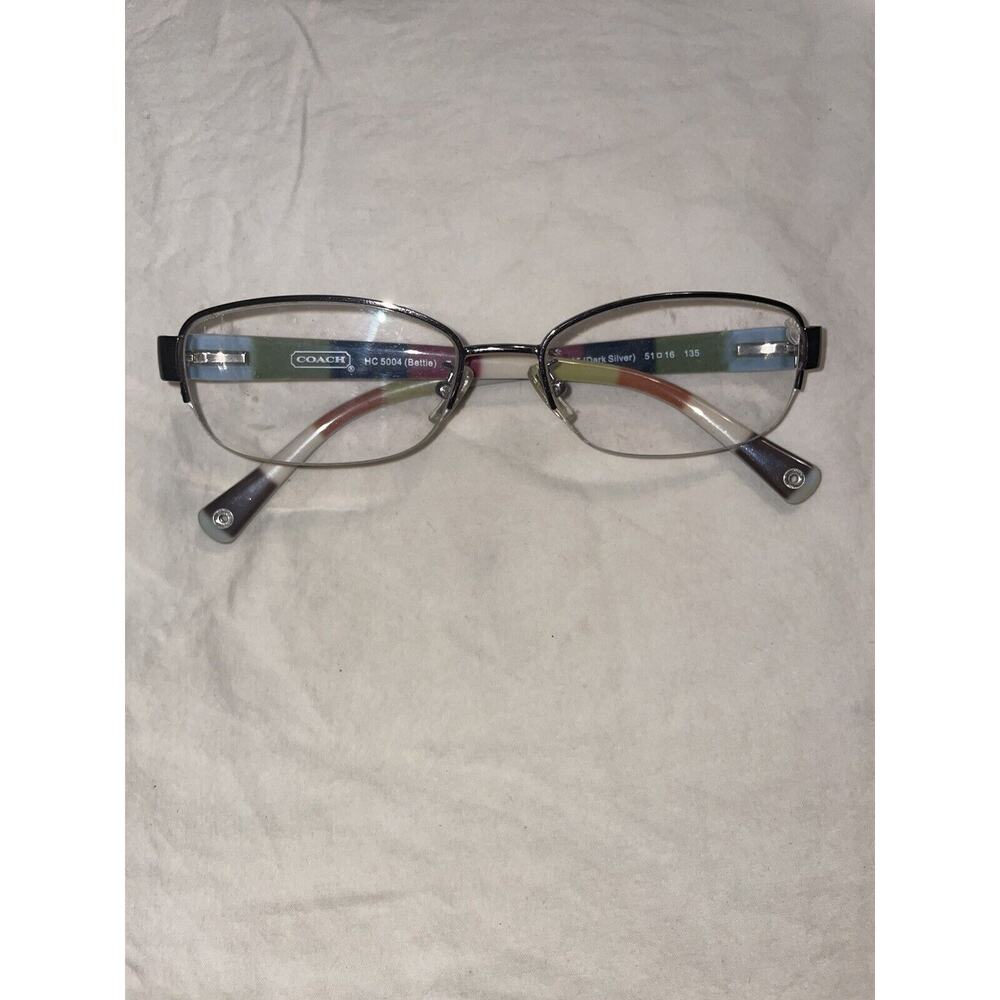 Coach HC 5004 Bettie 9025 Dark Silver 51[]16 135 Eyeglasses Frames‎ T66